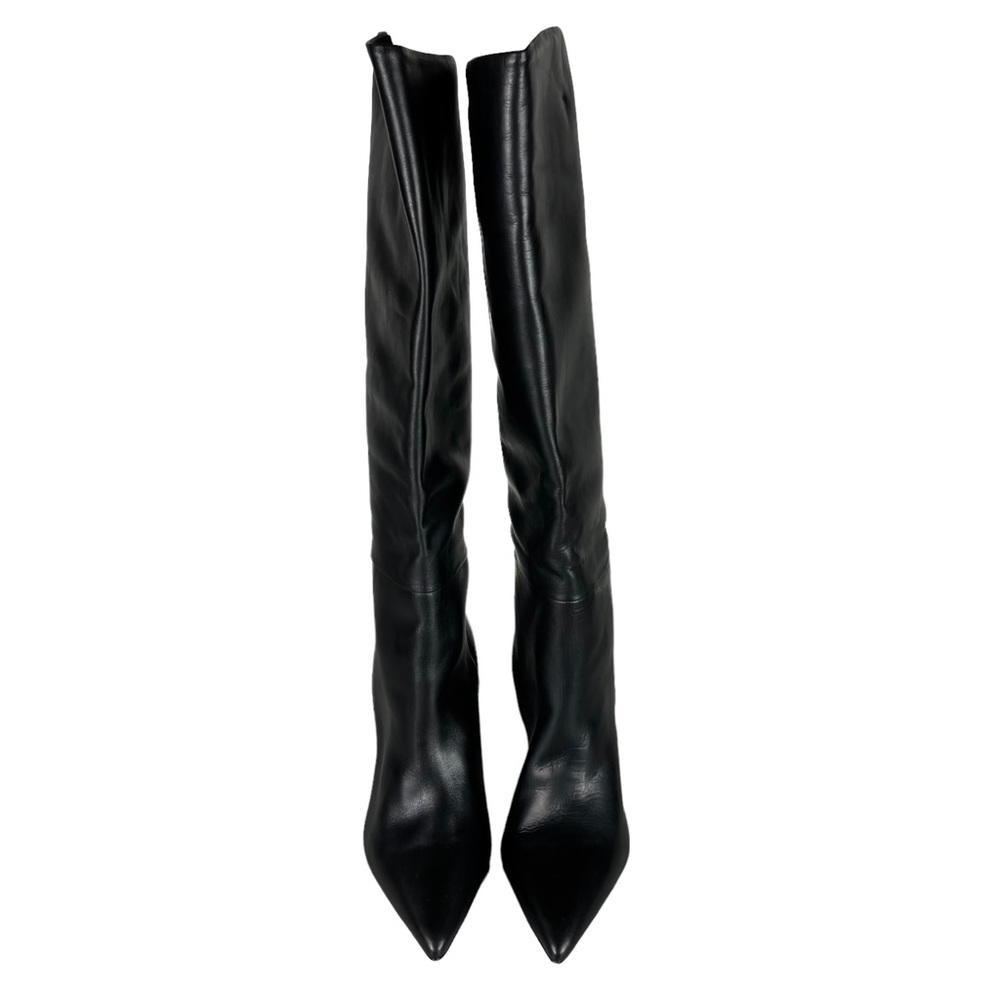 Steve Madden Black Heeled Boots - Picture 2 of 9